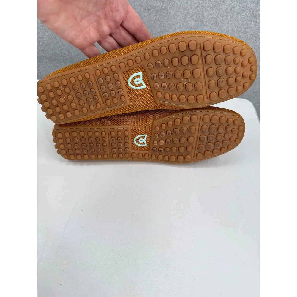 Rothy's The Driver Women 11 Cinnamon Brown Loafers Washable Sustainable Flats